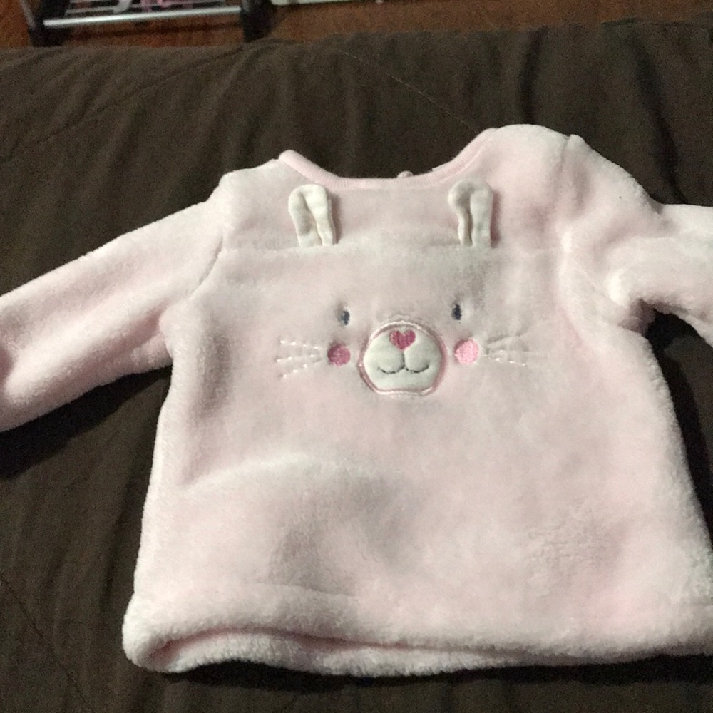 Pink baby girl pajamas